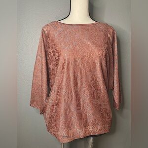 Rose Gold Lace Top